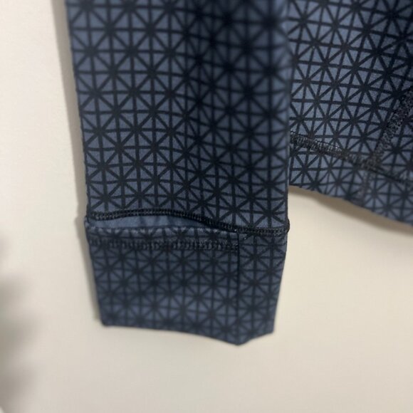Lululemon Define Zipper Jacket Tri Geo Printed Inkwell Black Size 6 Excellent - Picture 9 of 15